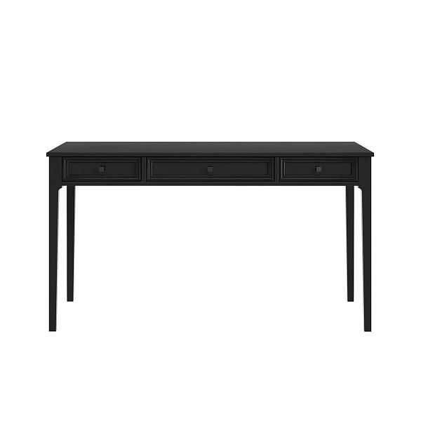 Изображение рабочий стол письменный в детскую или кабинет в стиле лофт или скандинавском стиле классика коллекции "Квадро-С" 03 размеры 1388х760х660 мм (цвет белый лак, белый лак/антик 24, серый 7042, серый 7042/антик 24) для ребенка или подростка