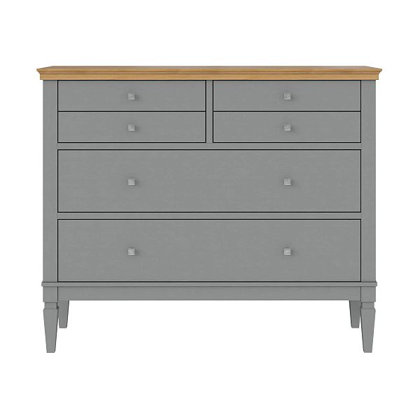 (3.1.3) Комод "Ольса" 042 (серый 7042/антик 24) от интернет-магазина СиВер