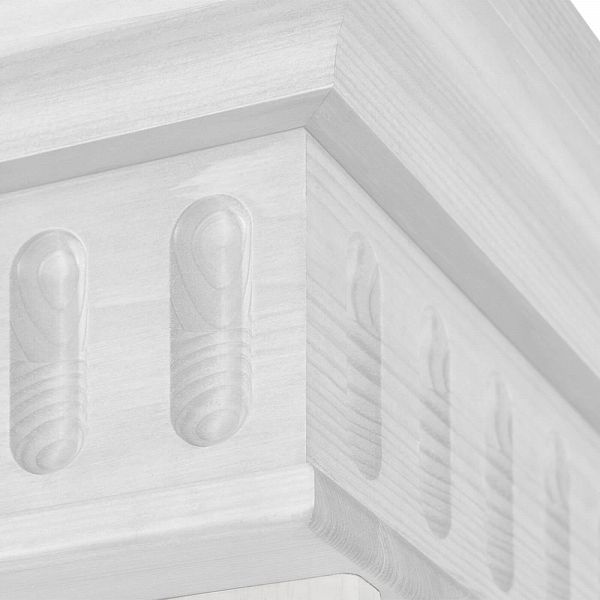 Фото стеллаж в скандинавском стиле в элитный загородный дом или небольшую квартиру коллекции Хельсинки 01 размеры 69x199x43 (антик, белый воск, колониал, серый) из натурального массива дерева сосны с доставкой