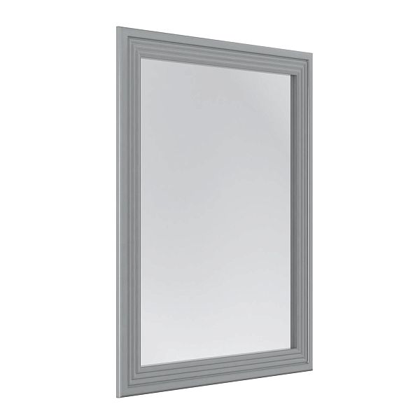 Изображение Фото зеркало в раме коллекции Рандеву в спальню, коридор, прихожую или гостиную из МДФ размеры 800x1000x18 цвет серый 7042