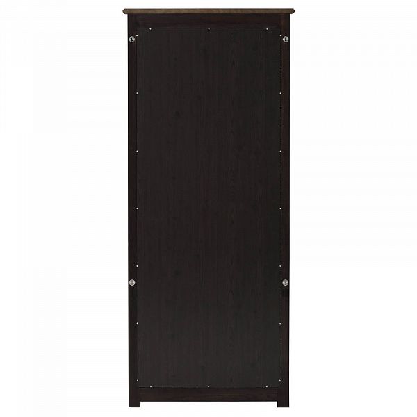 Фото зеркало темного цвета колониал в деревянной раме коллекции Рауна в коридор, прихожую или гостиную из массива сосны размеры 85х200х5