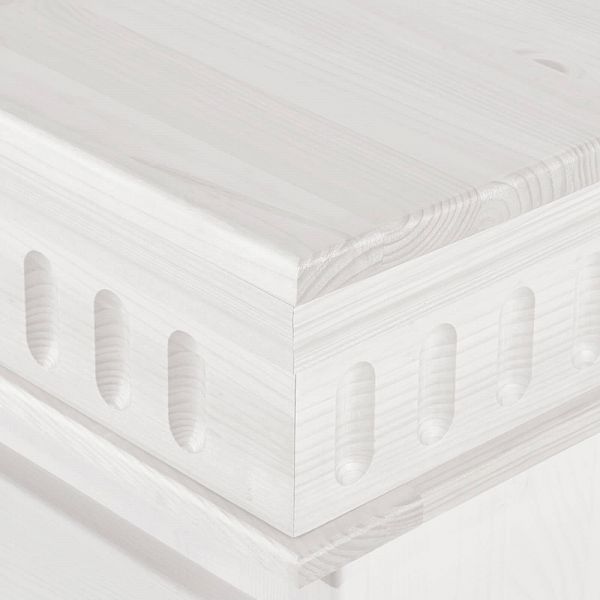 Изображение пример комод на ножках из натурального дерева массива сосны скандинавский стиль классика коллекции Хельсинки Фото пример комод на ножках скандинавский стиль классика коллекции Хельсинки от интернет-магазина СиВер с доставкой