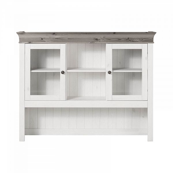 Изображение буфет "Бостон" 140х195х45 (см.) из натурального массива сосны для спальни в интернет-магазине СиВер