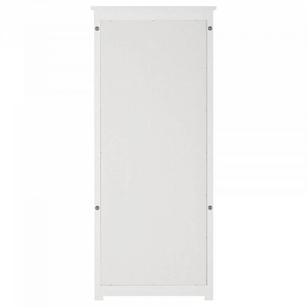 Изображение Фото зеркало в деревянной раме коллекции Рауна в коридор, прихожую или гостиную из массива сосны размеры 85х200х5 цвет светлый белый УКВ