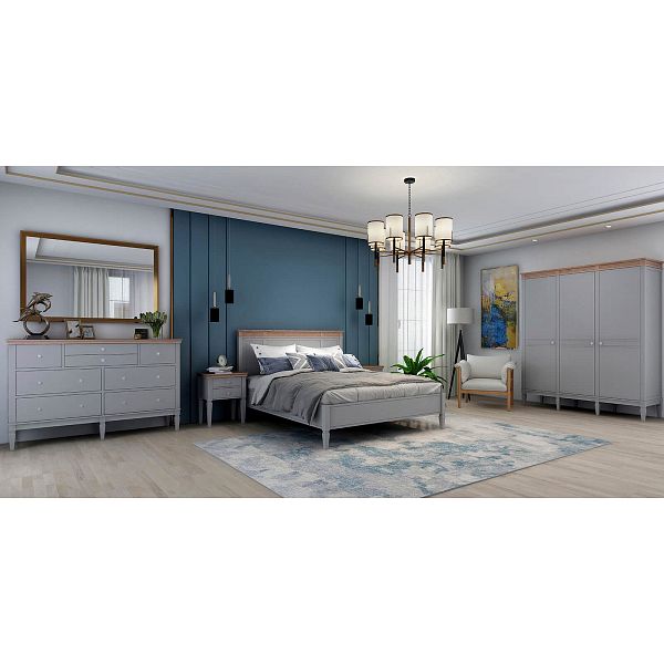 (3.2.3) Комод "Ольса" 224 (серый 7042/антик 24) от интернет-магазина СиВер