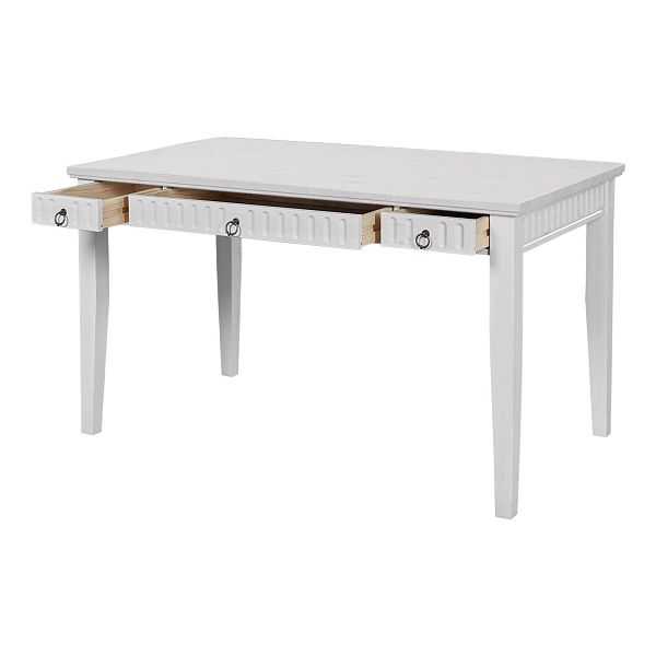 Фото пример письменный стол белорусского производства из массива сосны классика скандинавский стиль коллекция Хельсинки 03