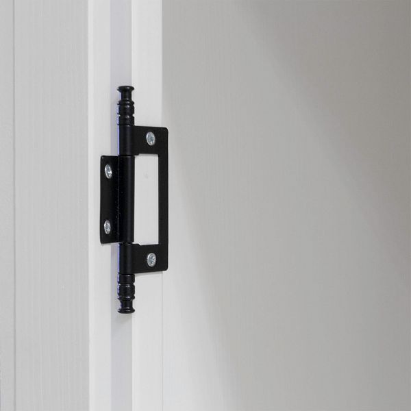 Фото шкаф для посуды из массива сосны в гостиную в стиле кантри коллекция «Квадро-С» цвет белый лак, белый лак-антик 24, серый 7042-антик 24, дерево размеры 1384x1272x420 в интернет-магазине СиВер