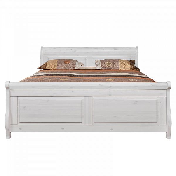 Изображение кровать мебель скандинавский стиль узкая двуспальная кровать для двоих коллекции Мальта 140 с ящиками из натурального дерева массива сосны Фото классика узкая двуспальная кровать для двоих коллекции Мальта 140 с ящиками из натурального дерева массива сосны пример скандинавский стиль классика для загородного дома или элитной квартиры в спальню