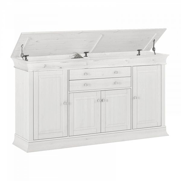 Комод «Бостон» 4+2, 181х100х46 (см.) с откидной крышкой из массива сосны в интернет-магазине СиВер