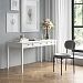 Изображение рабочий стол письменный в детскую или кабинет в стиле лофт или скандинавском стиле классика коллекции "Квадро-С" 03 размеры 1388х760х660 мм (цвет белый лак, белый лак/антик 24, серый 7042, серый 7042/антик 24) для ребенка или подростка