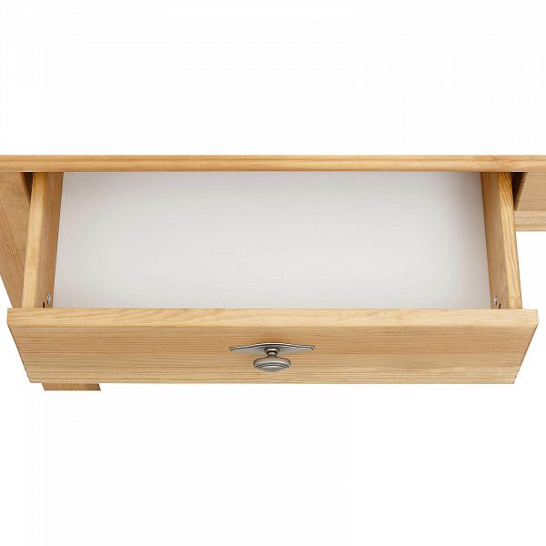 Фото стол туалетный из массива сосны Рауна размеры 114х82х48 см цвет бейц/масло, дерево, в стиле кантри купить в интернет-магазине СиВер