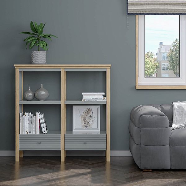 (1.6.1) Стеллаж «Вояж» 02-120 РЯ от интернет-магазина мебели из массива сосны