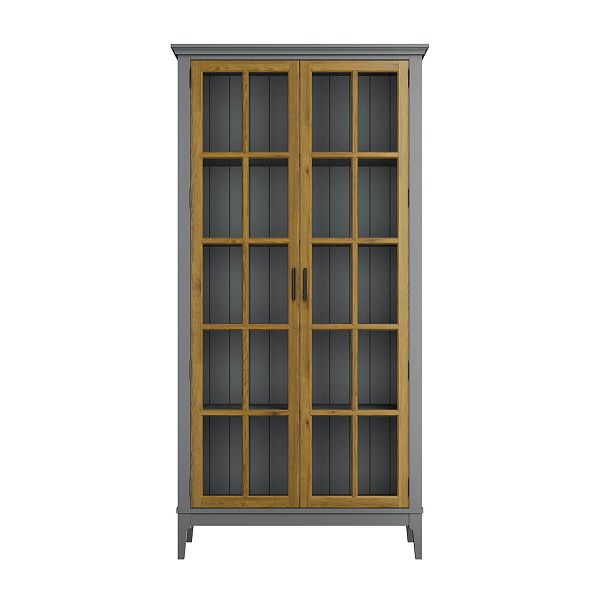 Фото «Квадро-С» 200-195 из массива сосны. Цвет белый лак, белый лак-антик 24, серый 7042-антик 24, идеально для стиля сканди, минимал, лофт. С доставкой по России. Материал - массив сосны, размер - 999х1996х420 мм. в интернет-магазине СиВер