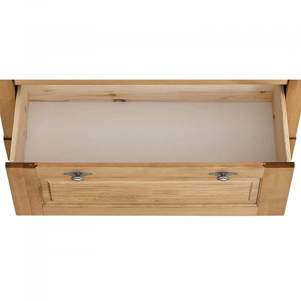 Изображение комод на ножках с большими ящиками из массива сосны коллекция Рауна цвет бейц масло размеры 97х98х48 купить в интернет-магазине Сивер