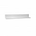 Фото Полка настенная "Фокстрот" Ф11, цвет - дуб белый, размер - 1600x200x200 из массива и шпона дуба в интернет-магазине СиВер
