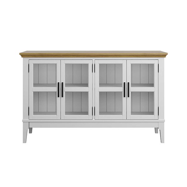 Фото каталог тумба ТВ в гостиную или в спальню из массива сосны "Квадро-С" 40 цвет белый лак, белый лак-антик 24, серый 7042-антик 24, светлый, размеры 1248х765х420 в классическом стиле в интернет-магазине СиВер