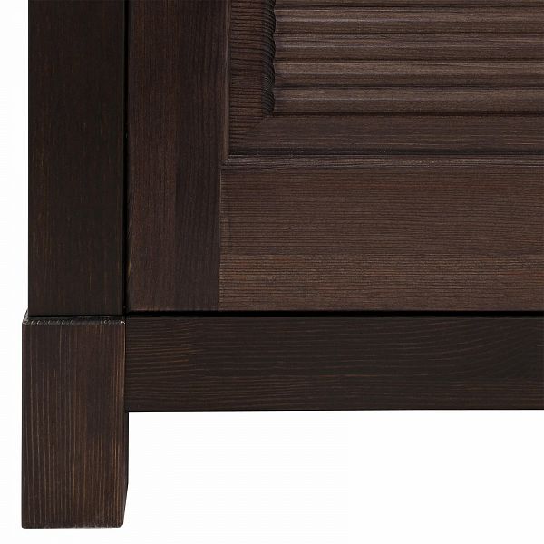 Фото стол письменный из массива сосны Рауна 20 размеры 165х76х60 см цвет колониал темный почти черный дерево 2-тумбовый в стиле кантри купить в интернет-магазине СиВер