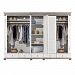 Фото пример скандинавский стиль классика мебели шкаф для одежды и головных уборов из массива сосны коллекции Хельсинки 5GT-M
